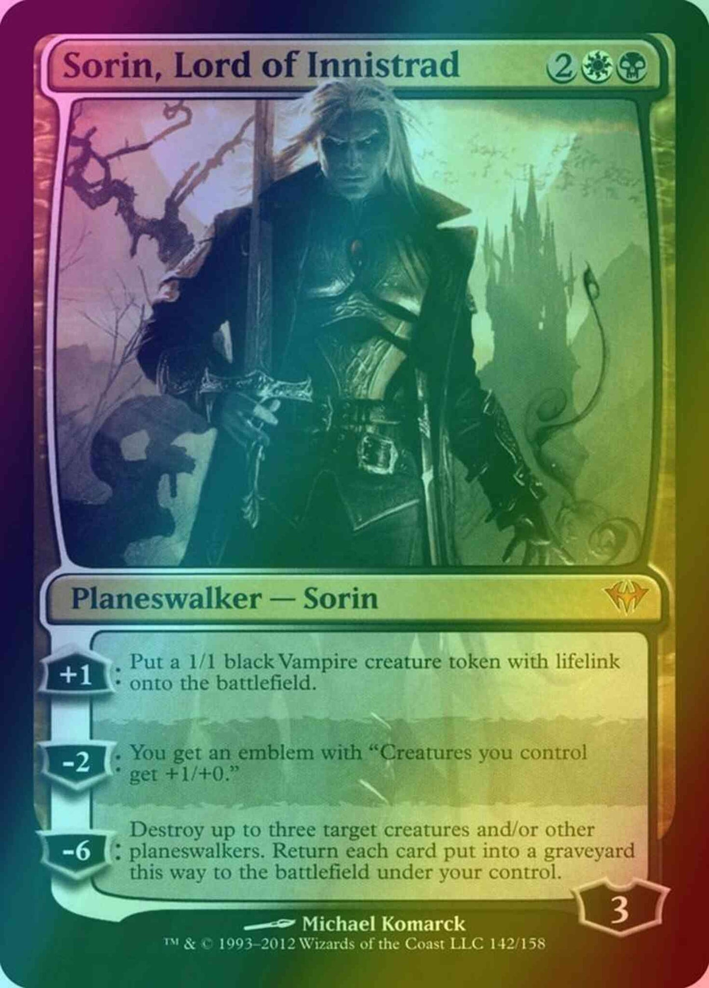 Sorin, Lord of Innistrad [142] [Dark Ascension] [Foil]