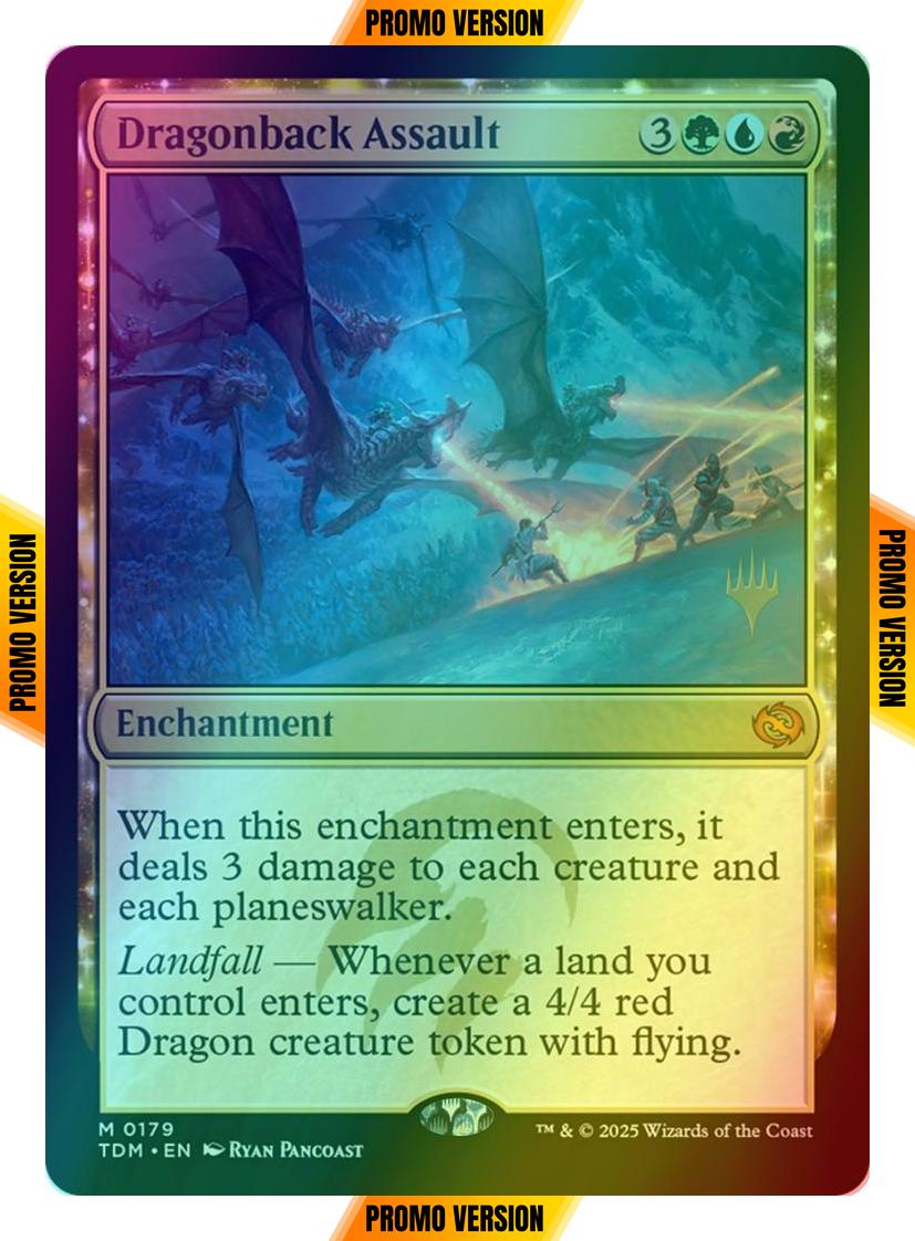 Dragonback Assault [179p] [Promo Pack] [Tarkir: Dragonstorm: Promos] [Foil]