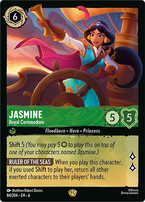 Jasmine - Royal Commodore - 84/204 [Azurite Sea] [Non-Foil]