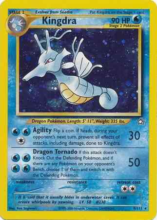 Kingdra - 8/111 - Rare - Unlimited [neo1U-8] [Holo]