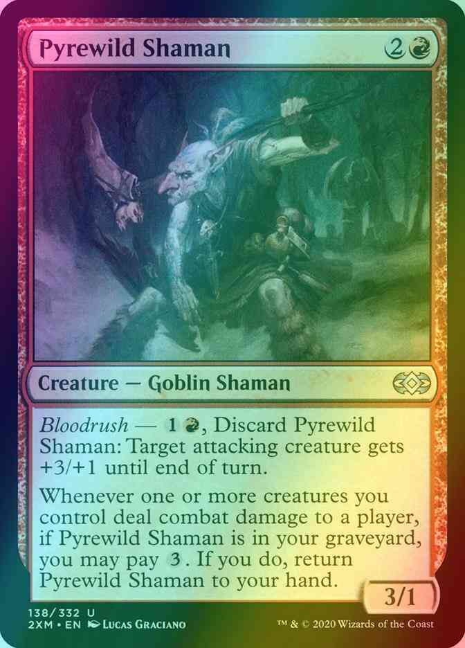 Pyrewild Shaman [138] [Double Masters] [Foil]