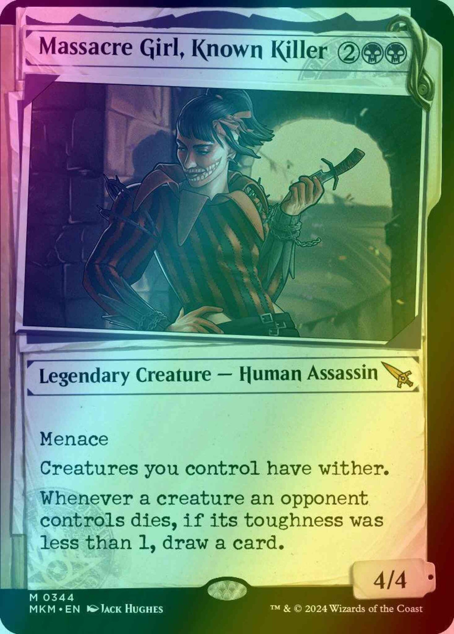 Massacre Girl, Known Killer [344] [Dossier Showcase] [Murders at Karlov Manor] [Foil]