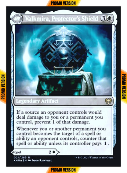 Reidane, God of the Worthy // Valkmira, Protector's Shield [Prerelease] [21s] [Kaldheim Promos] [Foil]