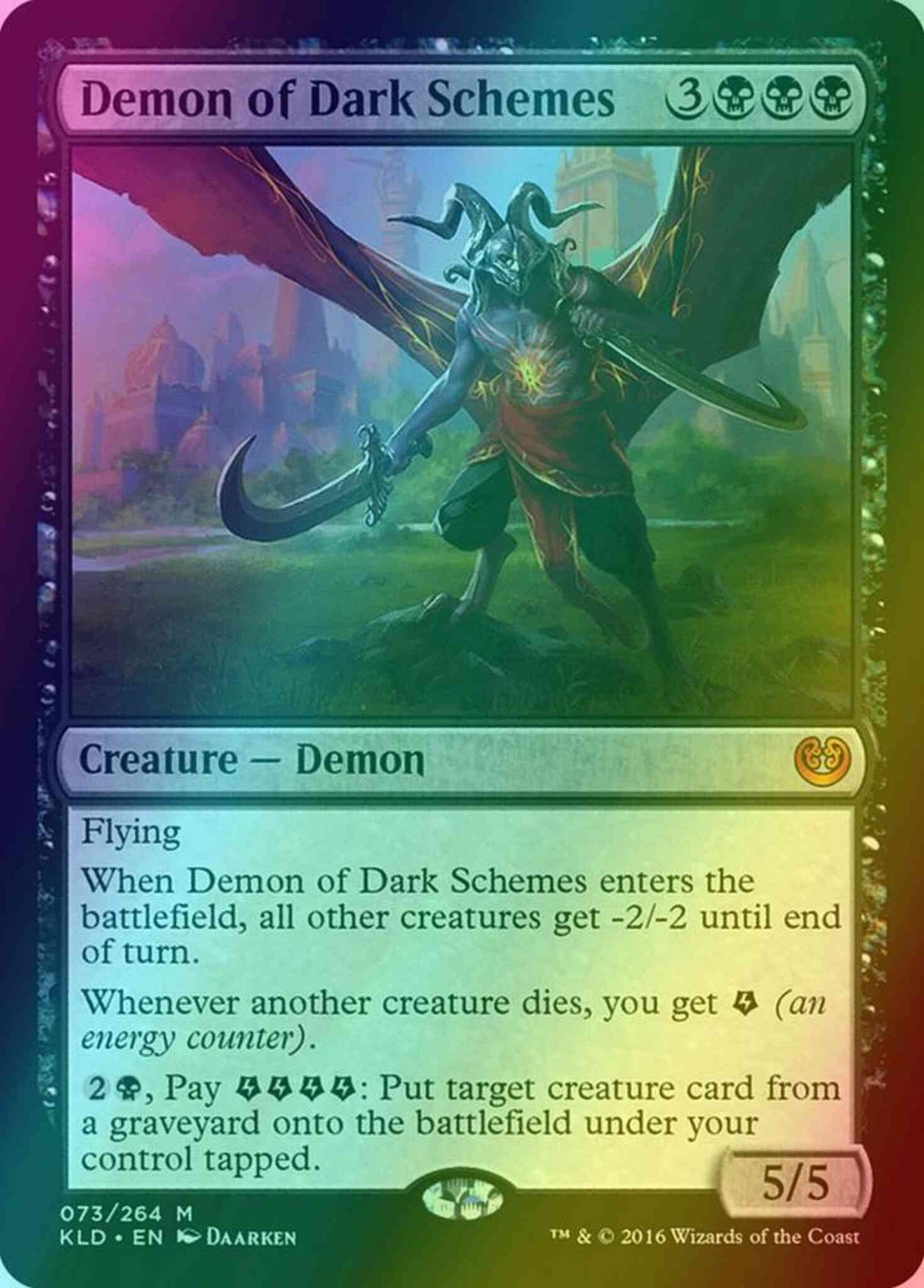 Demon of Dark Schemes [73] [Kaladesh] [Foil]