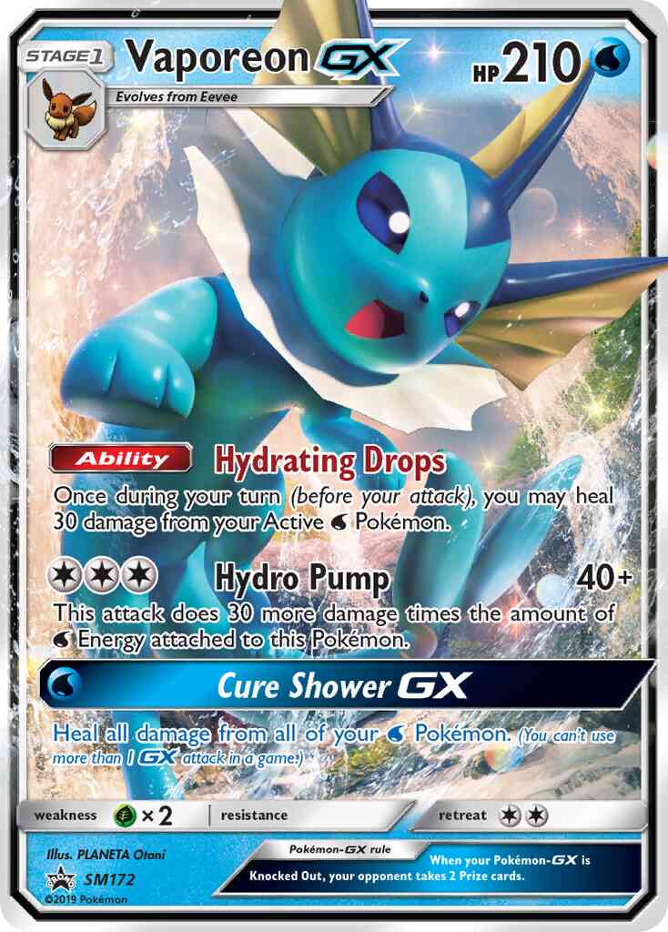 Vaporeon-GX - SM172 - Promo [smp-SM172] [Ultra]