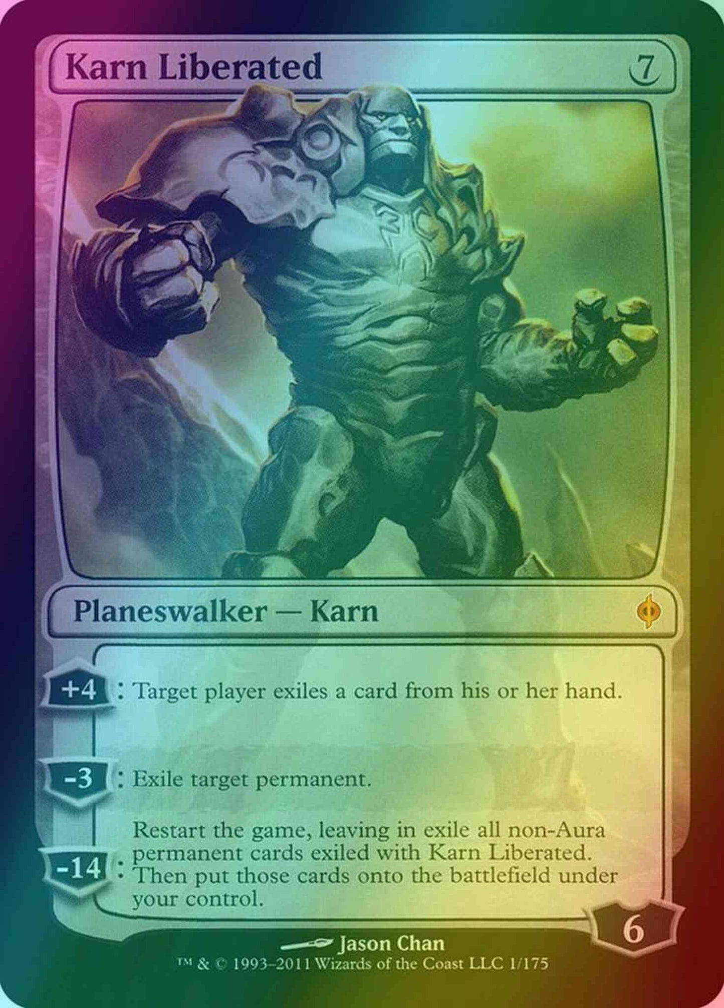 Karn Liberated [1] [New Phyrexia] [Foil]