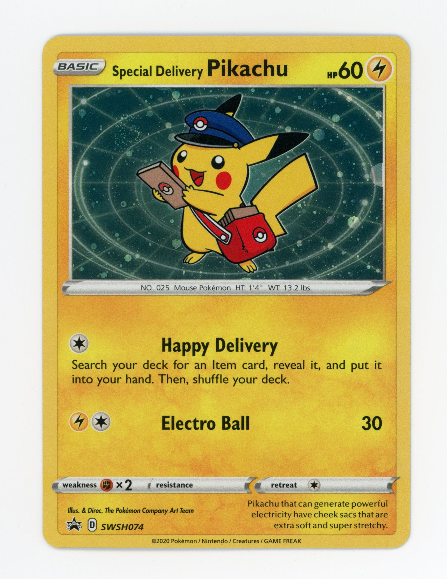 Special Delivery Pikachu — Promo|Holo — ID 19435