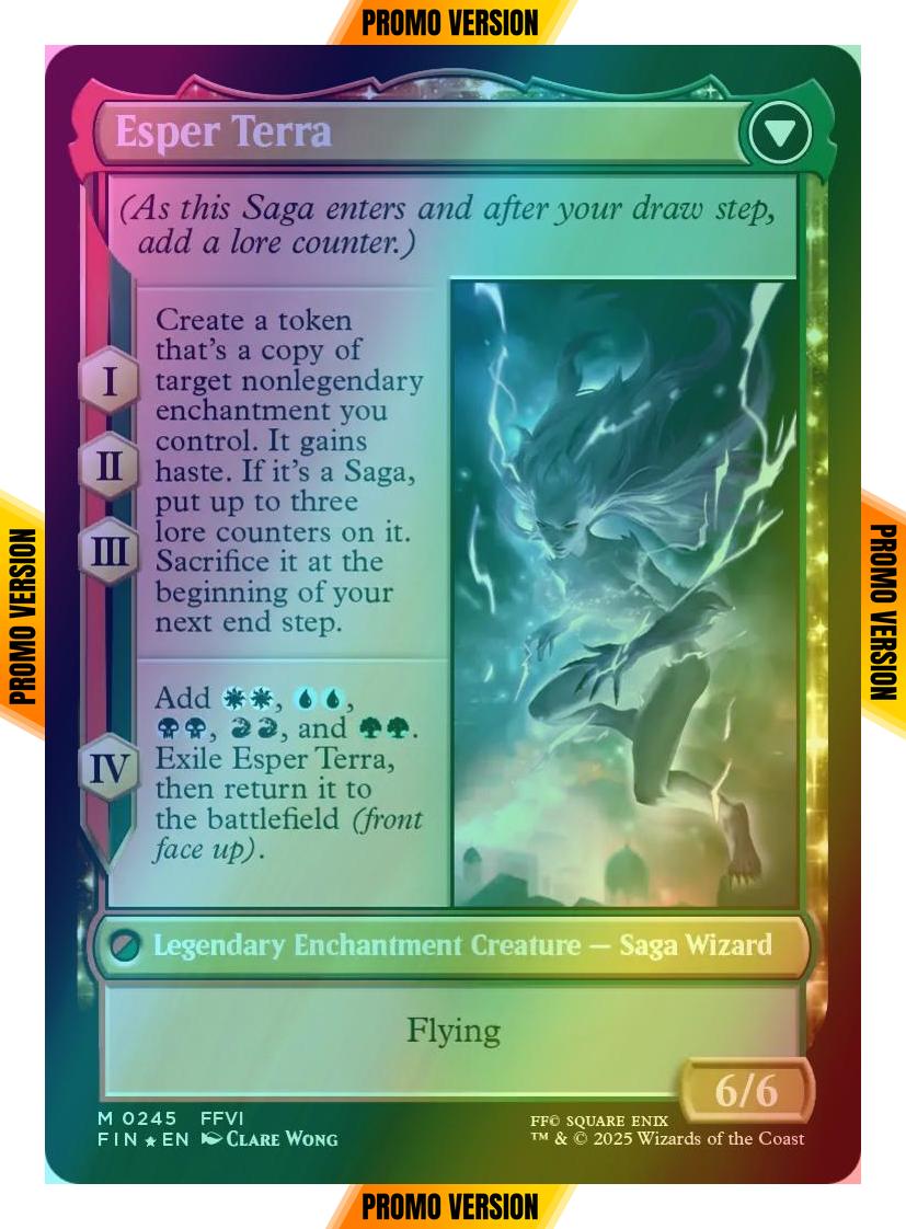 Terra, Magical Adept // Esper Terra [245s] [Prerelease] [FINAL FANTASY: Promos] [Foil]