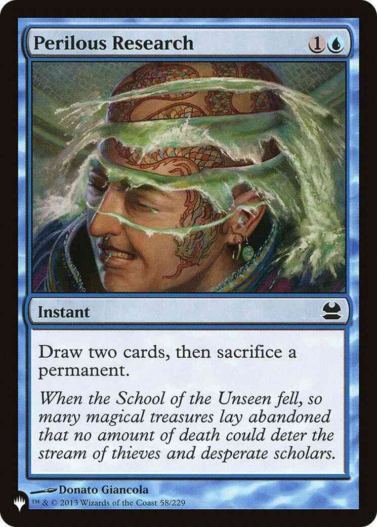 Perilous Research [MMA-58] [The List] [Non-Foil]