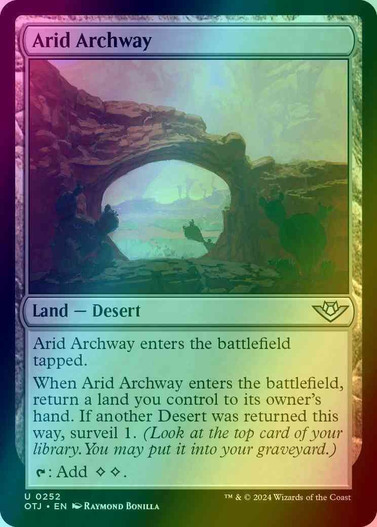 Arid Archway [252] [Outlaws of Thunder Junction] [Foil]