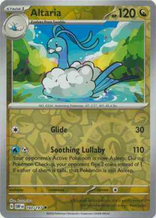 Altaria - 160/197 - Uncommon [sv03-160] [Reverse Holo]