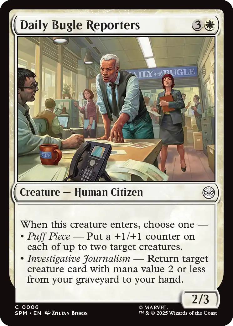 Daily Bugle Reporters [6] [Marvel's Spider-Man] [Non-Foil]