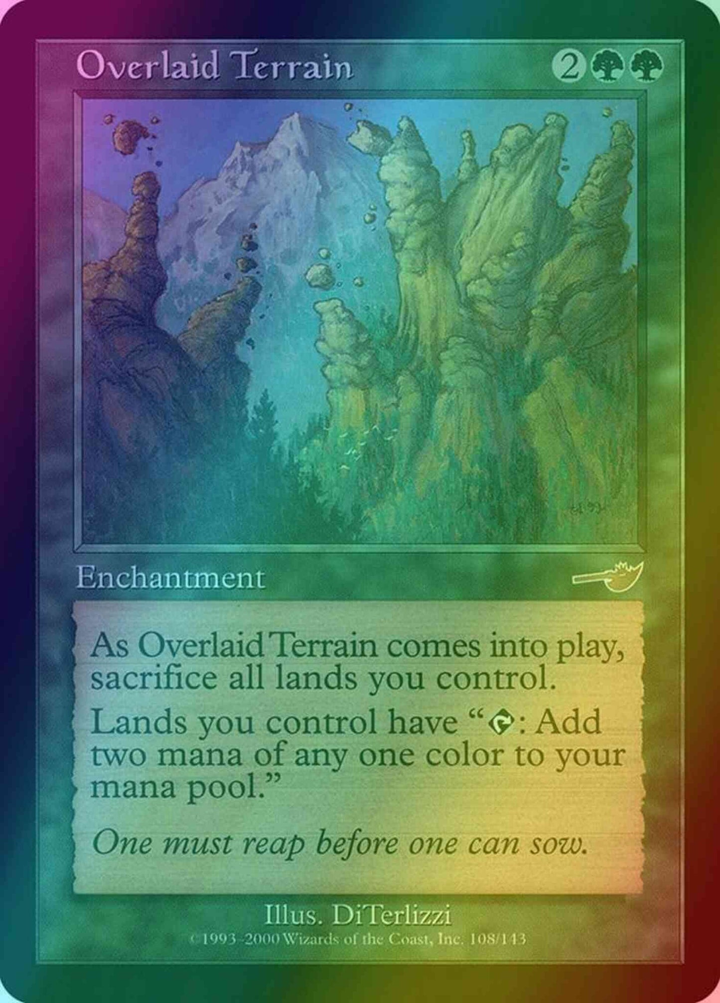 Overlaid Terrain [108] [Nemesis] [Foil]