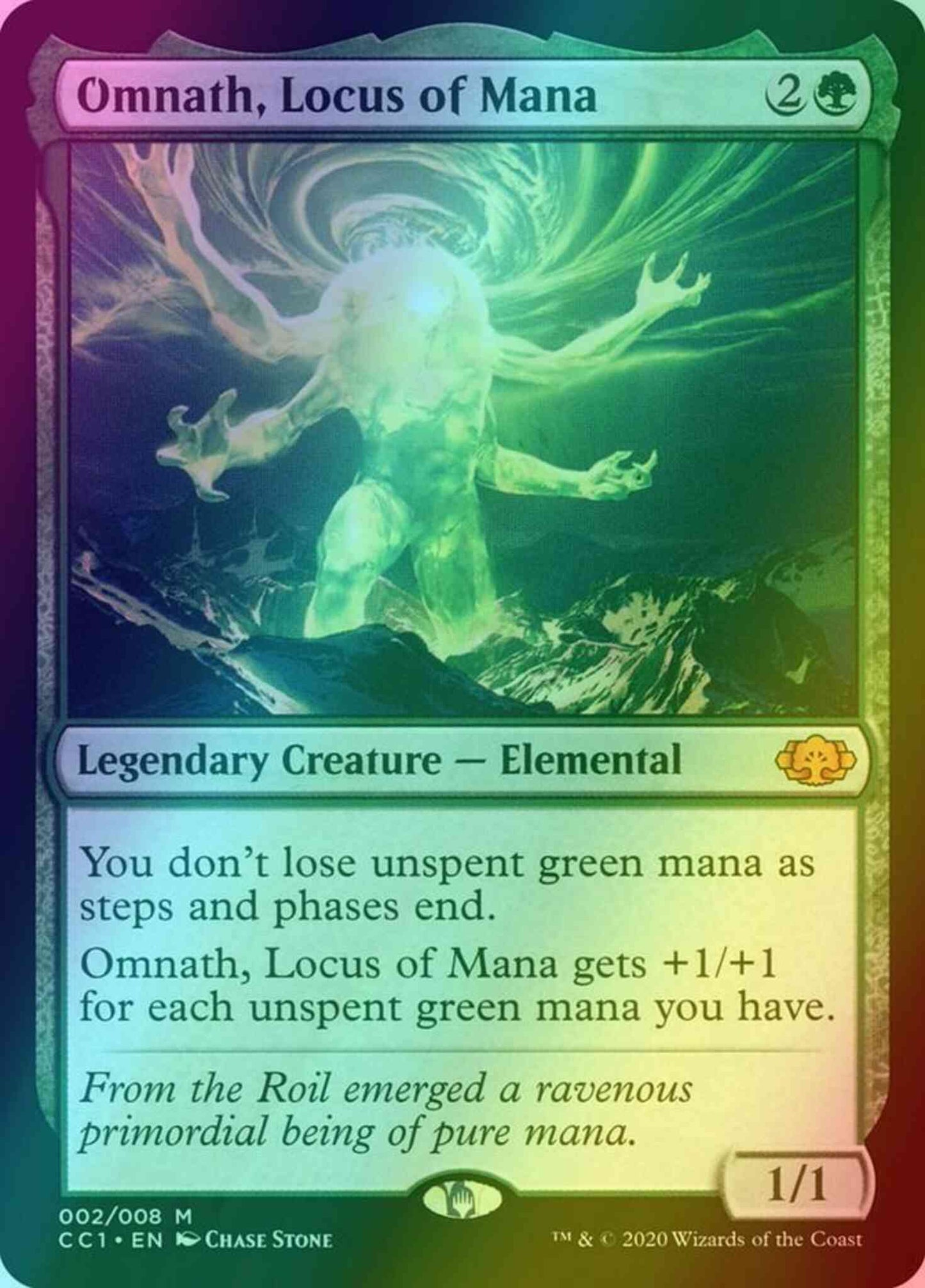Omnath, Locus of Mana [2] [Commander Collection: Green] [Foil]