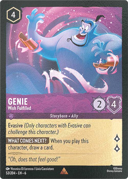 Genie - Wish Fulfilled - 53/204 [Azurite Sea] [Cold Foil]