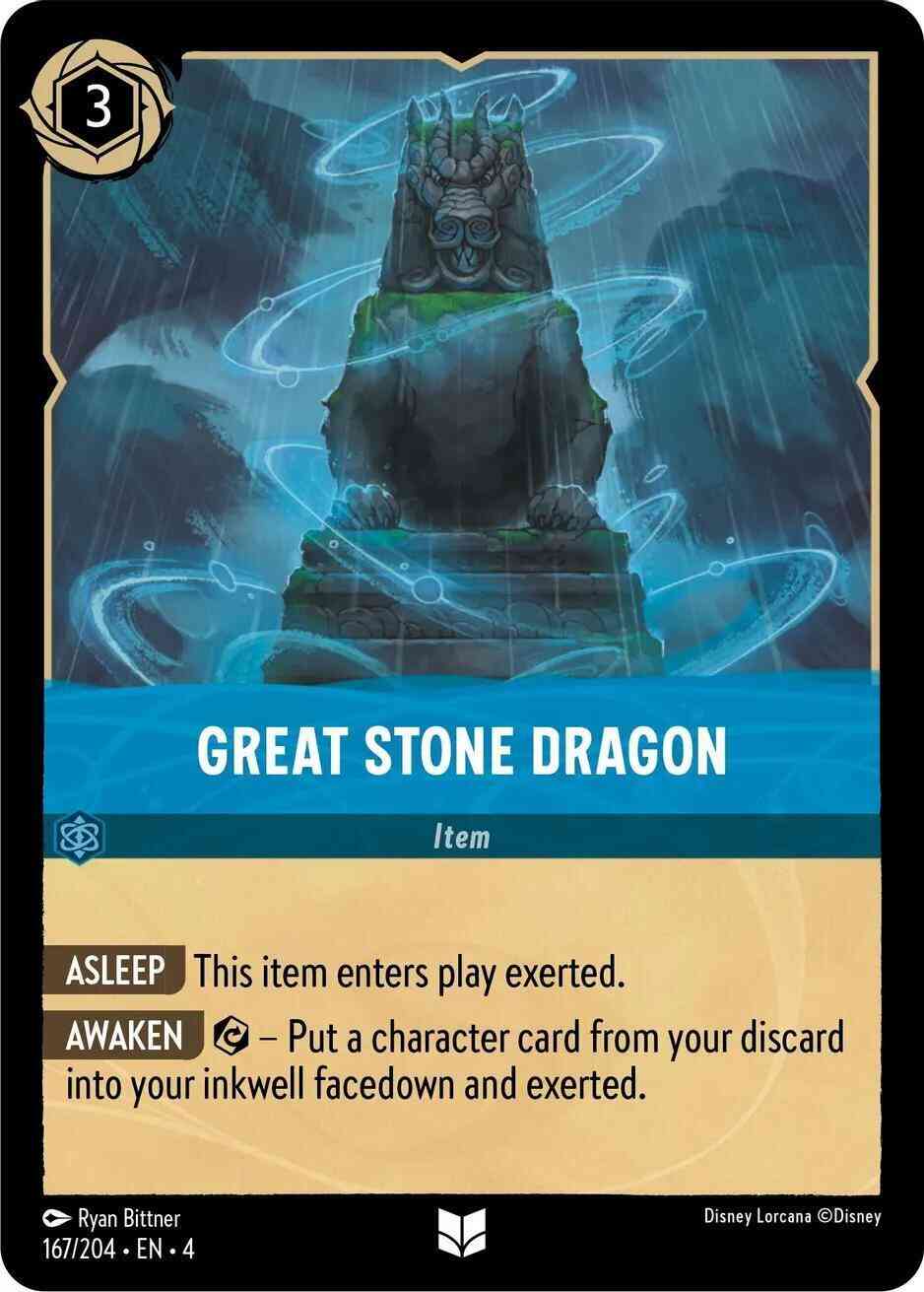 Great Stone Dragon - 167/204 [Ursula's Return] [Cold Foil]