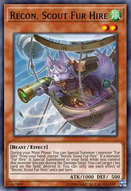 Recon, Scout Fur Hire - DASA-EN015 - Super Rare - Unlimited