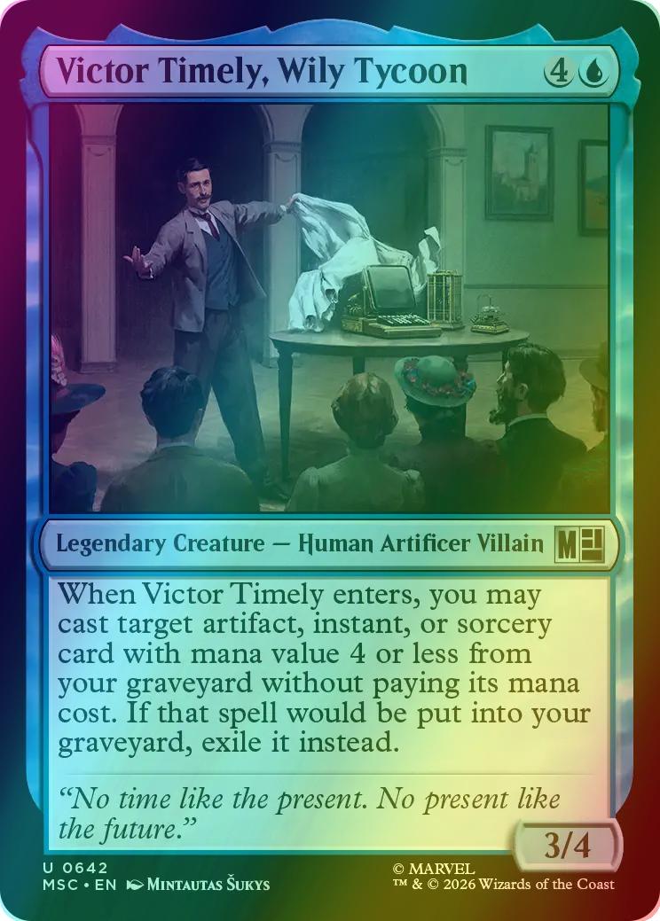 Victor Timely, Wily Tycoon [642] [Jumpstart] [Marvel Super Heroes: Commander] [Foil]