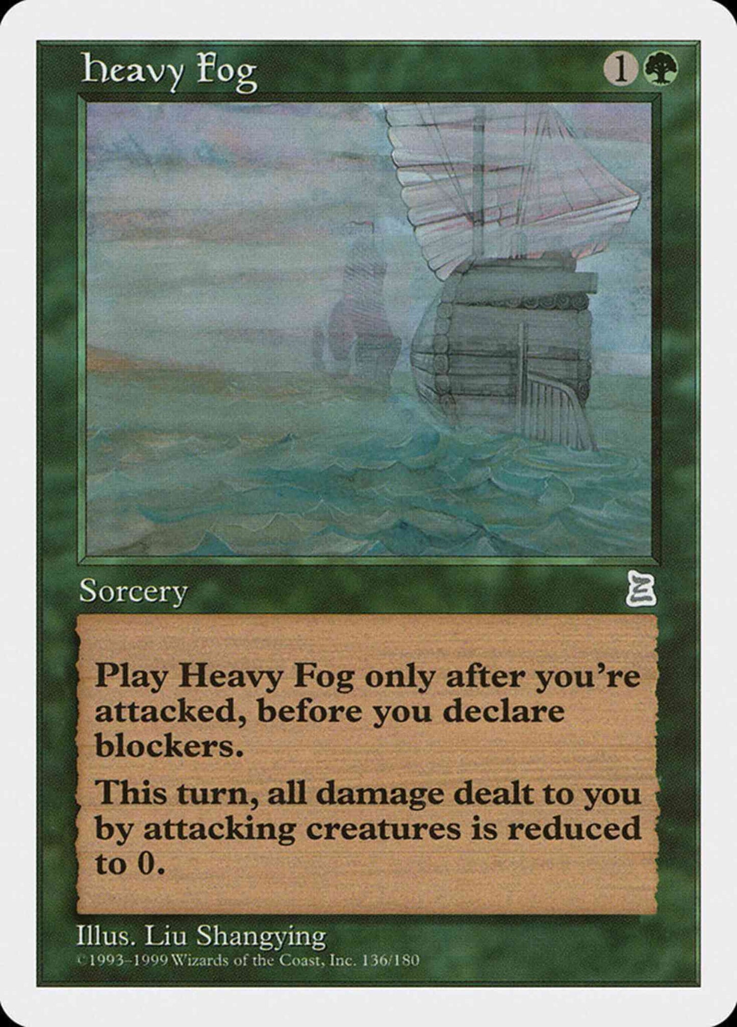 Heavy Fog - Chinese [136] [Chinese Portal Three Kingdoms] [Non-Foil]