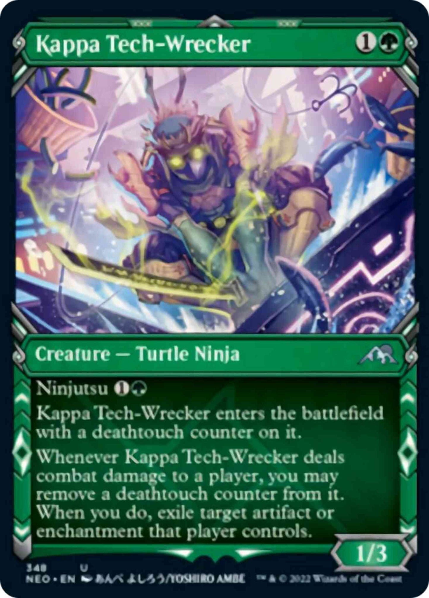 Kappa Tech-Wrecker [348] [Ninja Showcase] [Kamigawa: Neon Dynasty] [Non-Foil]