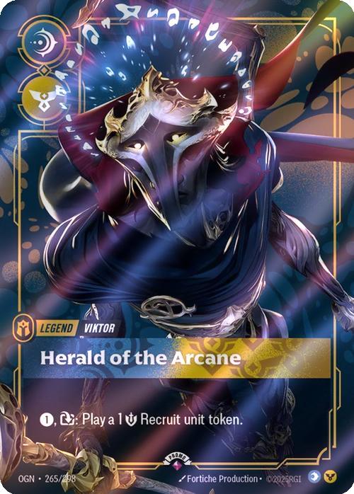 Herald of the Arcane (Viktor) - 265/298 [Riftbound Organized Play Promotional Cards] [Foil]