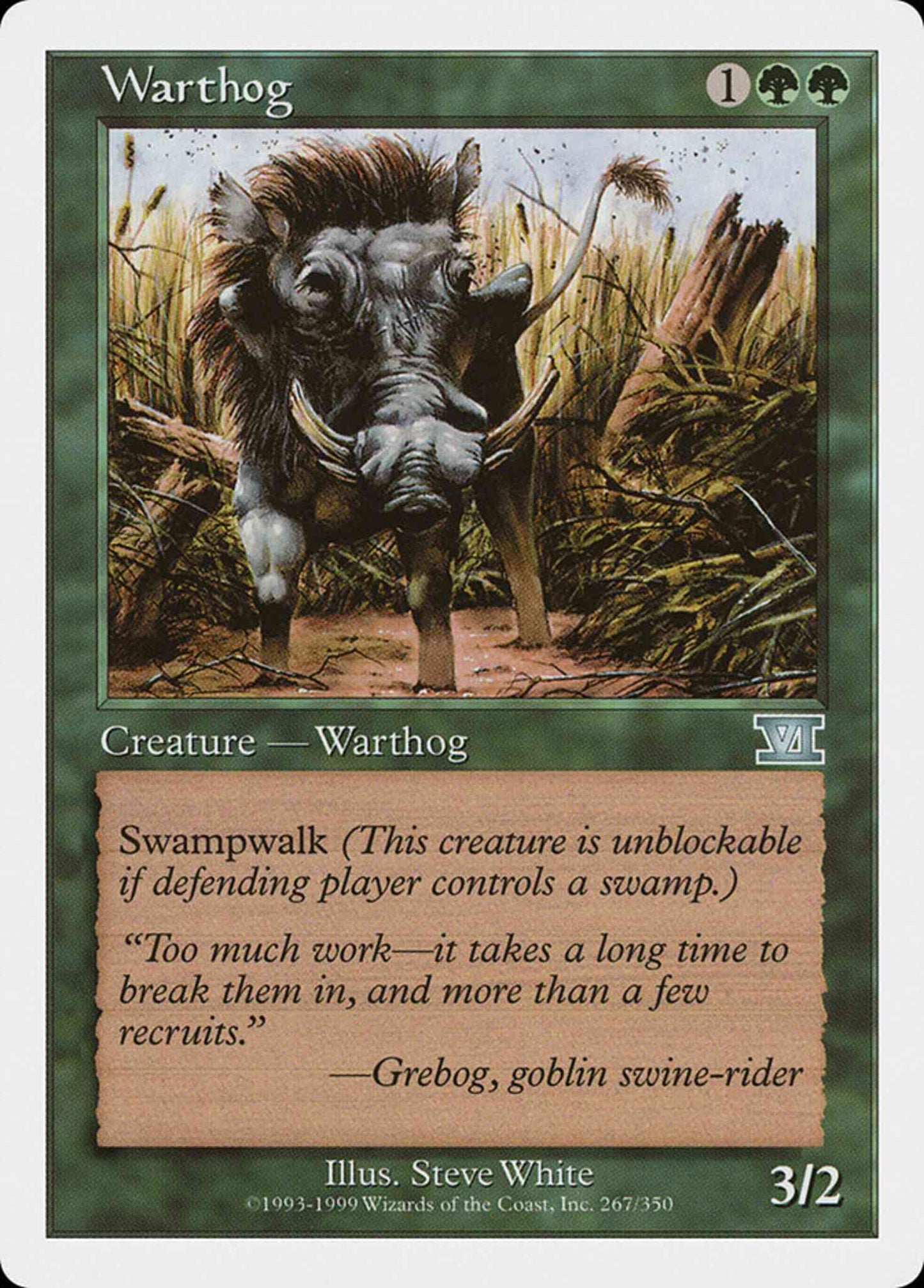 Warthog [267] [Classic Sixth Edition] [Non-Foil]