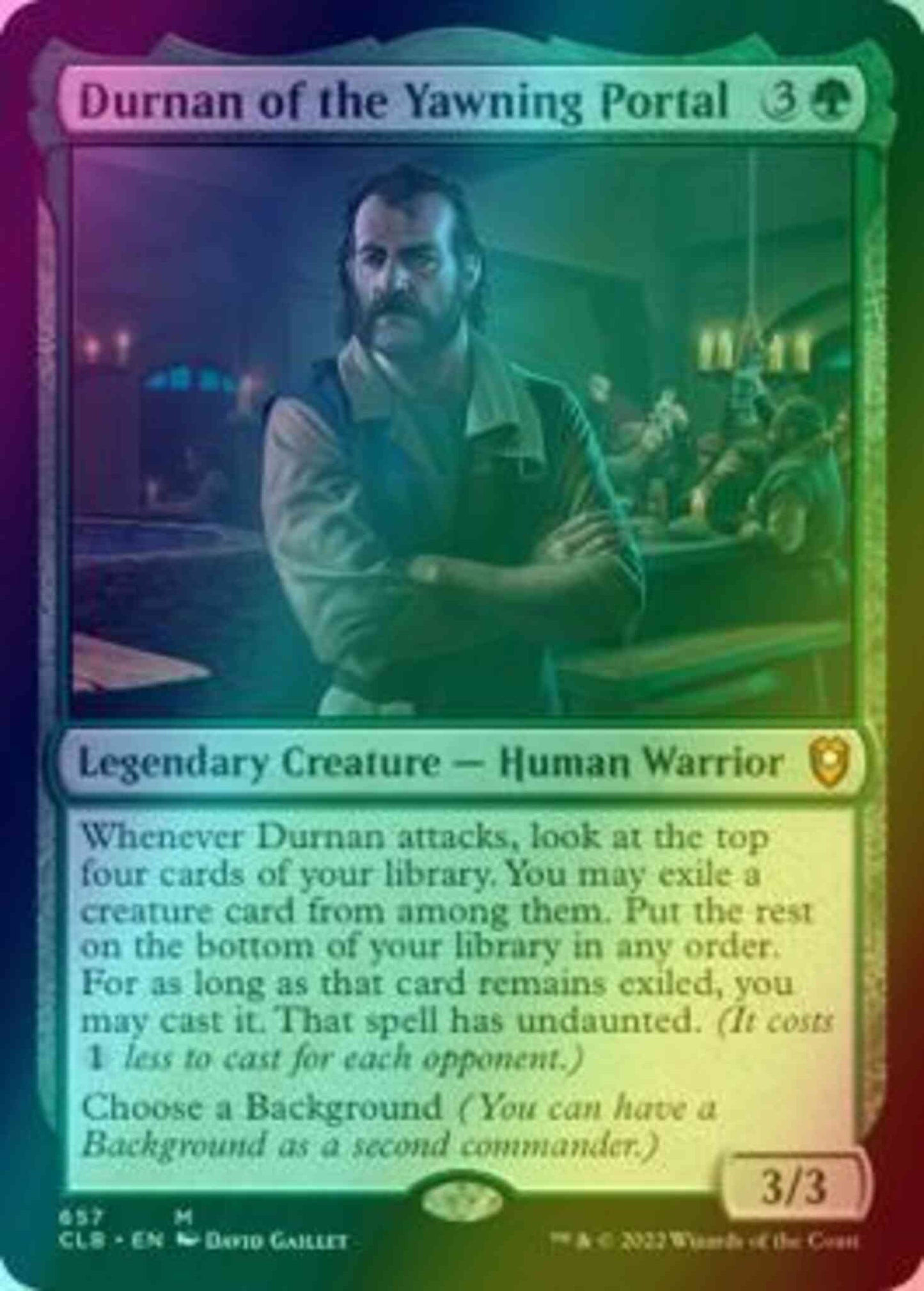 Durnan of the Yawning Portal [657] [Commander Legends: Battle for Baldur's Gate] [Foil]