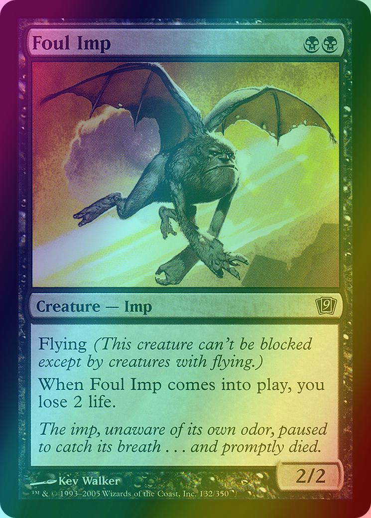 Foul Imp [132x] [Ninth Edition] [Foil]