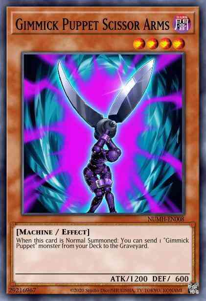 Gimmick Puppet Scissor Arms - NUMH-EN008 - Super Rare - Unlimited
