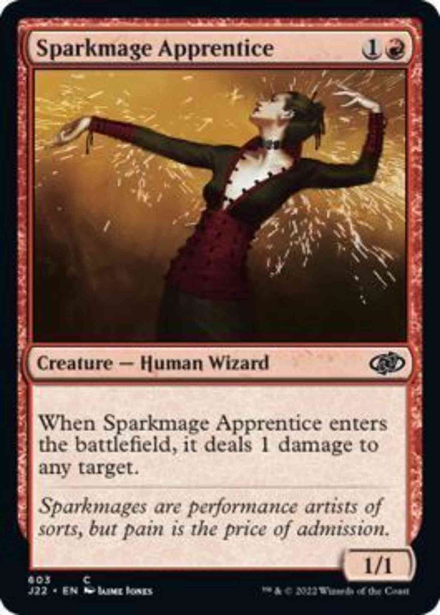 Sparkmage Apprentice [603] [Jumpstart 2022] [Non-Foil]