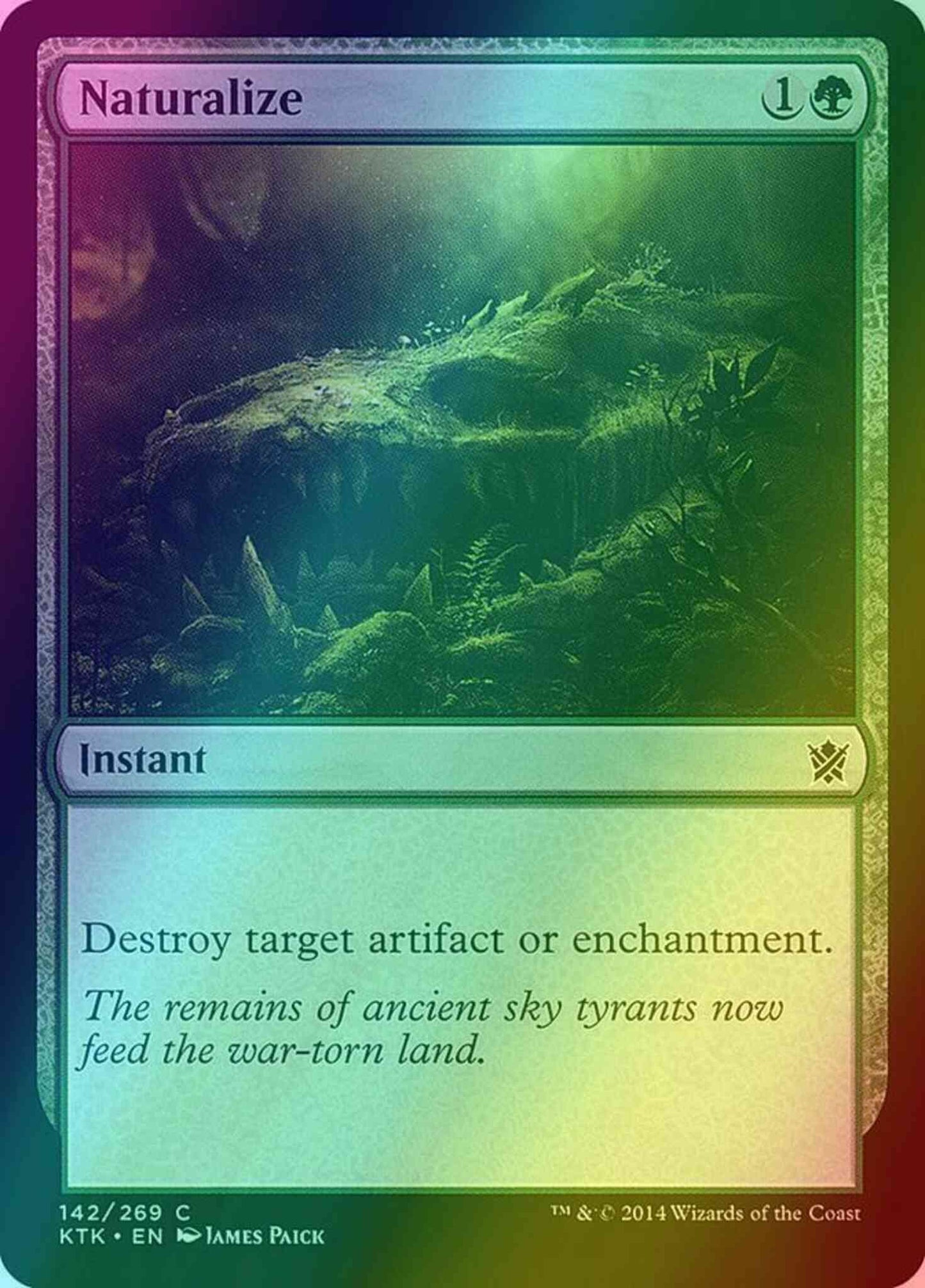 Naturalize [142] [Khans Of Tarkir] [Foil]