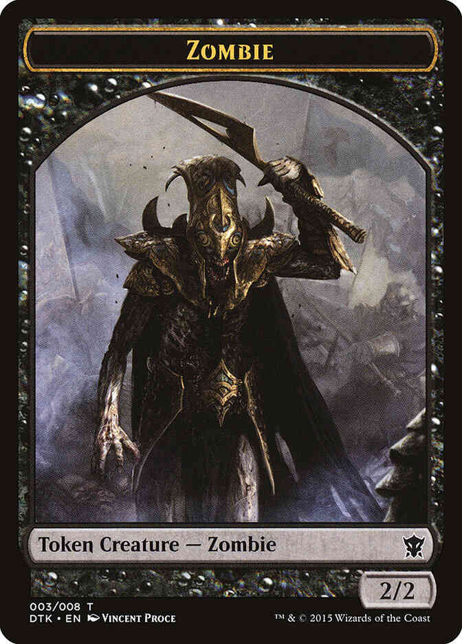 Zombie Token [03] [Dragons of Tarkir Tokens] [Non-Foil]
