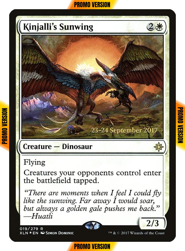 Kinjalli's Sunwing [19s] [Ixalan Promos] [Foil]