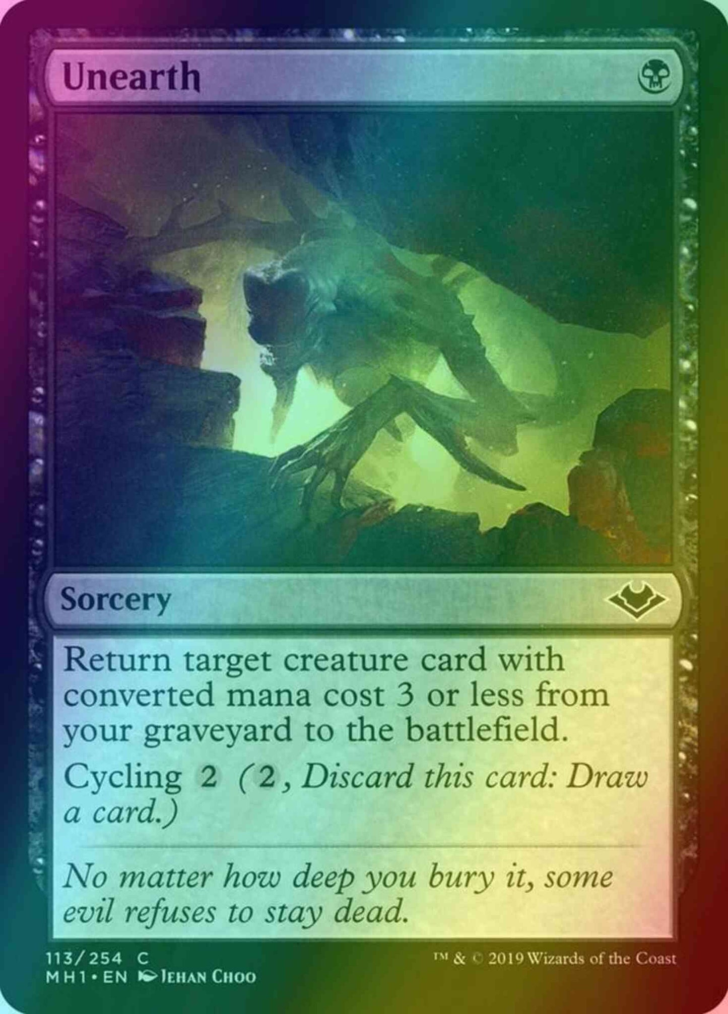 Unearth [113] [Modern Horizons] [Foil]
