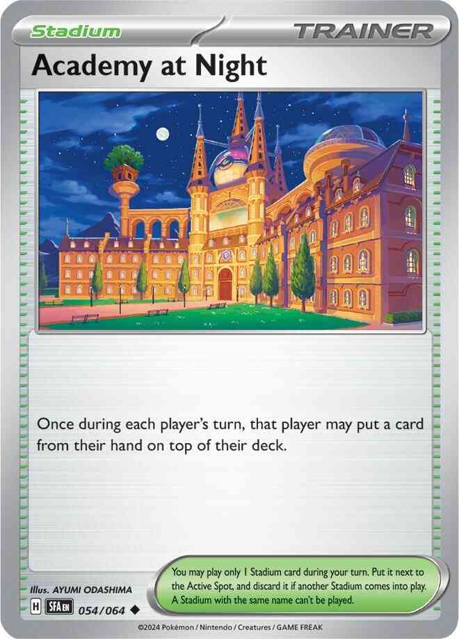 Academy at Night - 054/064 - Uncommon [sv065-054] [Non-Holo]
