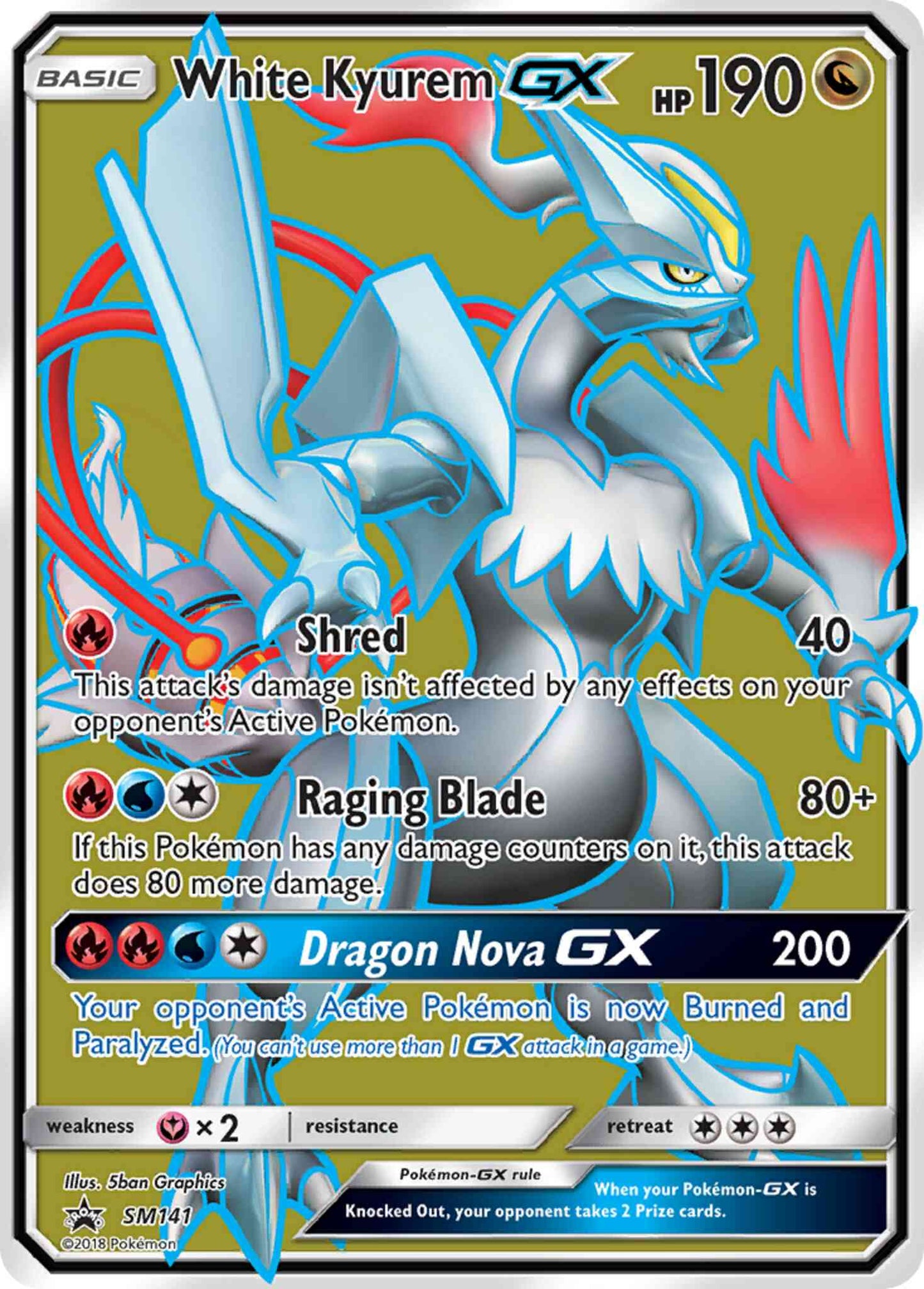 White Kyurem-GX - SM141 - Promo [smp-SM141] [Ultra]
