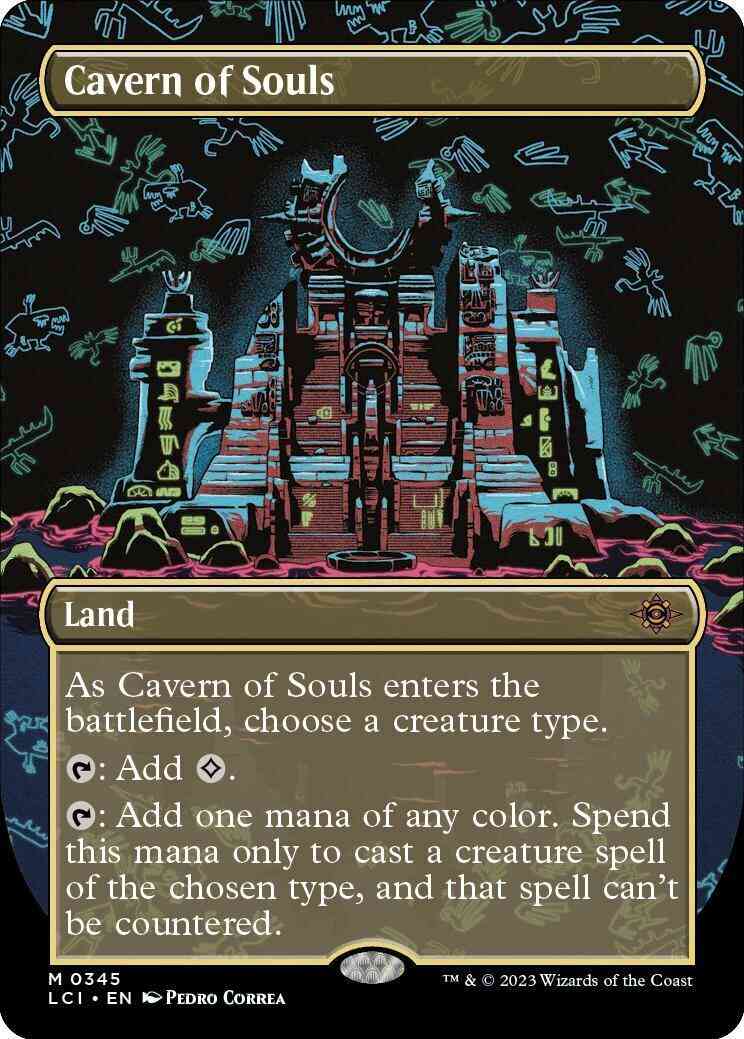 Cavern of Souls [345] [Borderless] [The Lost Caverns of Ixalan] [Non-Foil]
