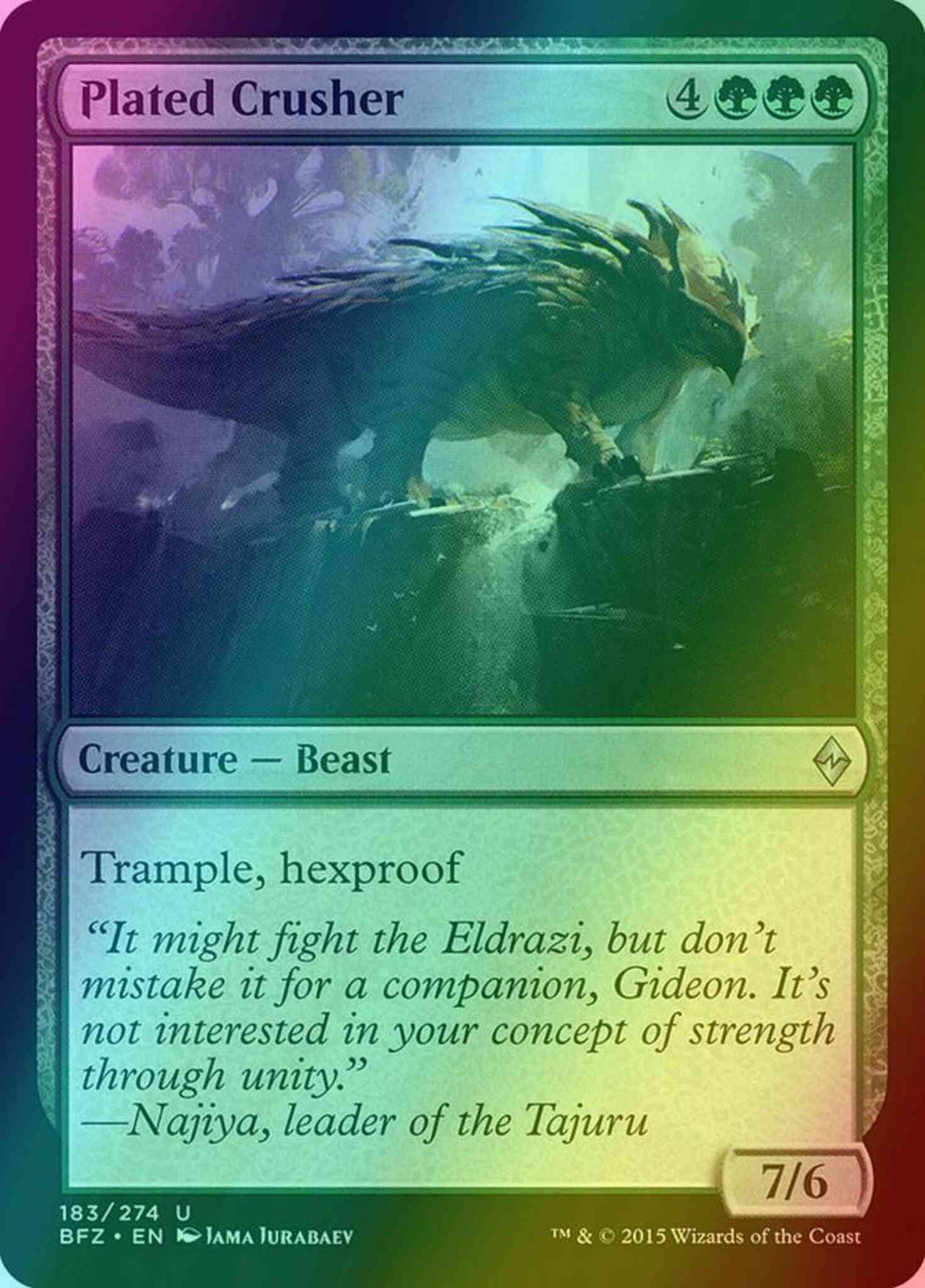 Plated Crusher [183] [Battle for Zendikar] [Foil]