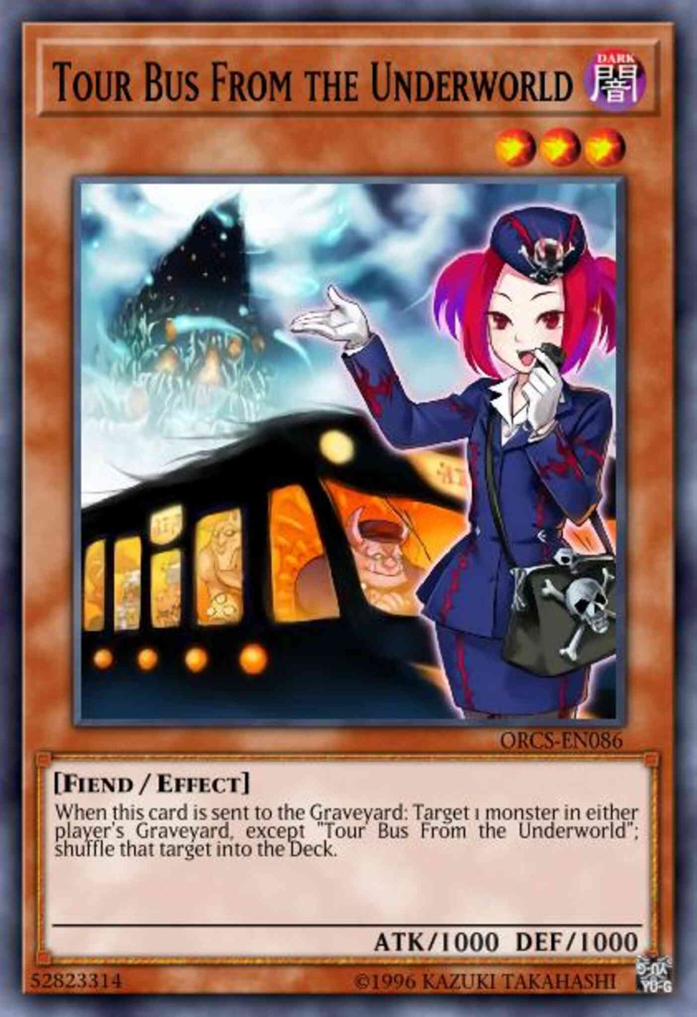 Tour Bus From the Underworld - ORCS-EN086 - Secret Rare - 1st Edition