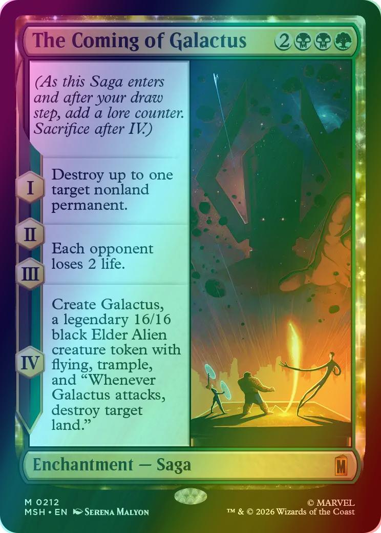The Coming of Galactus [212] [Marvel Super Heroes] [Foil]