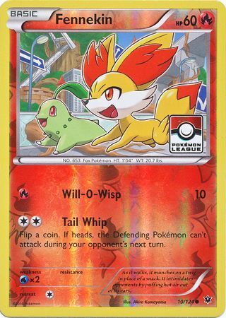 Fennekin - 10/124 - League Promo [Reverse Holo]
