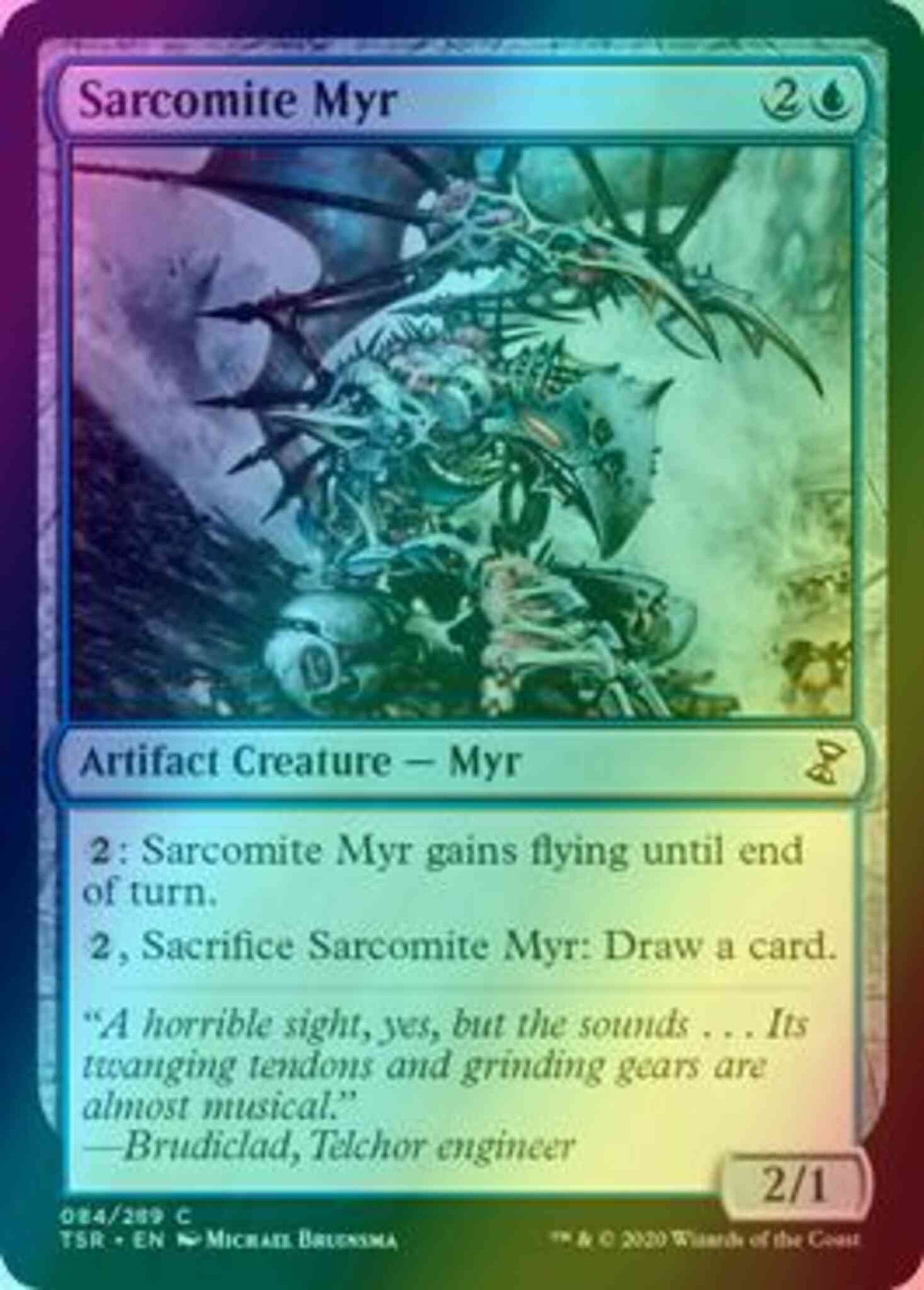 Sarcomite Myr [84] [Time Spiral Remastered] [Foil]