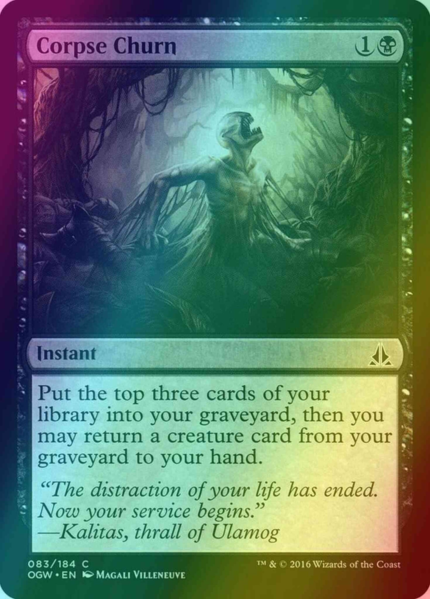 Corpse Churn [83] [Oath of the Gatewatch] [Foil]