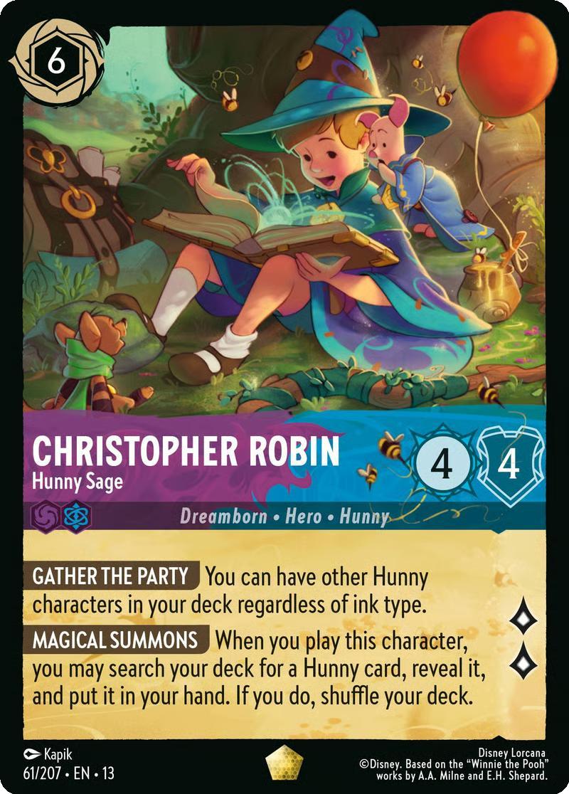 Christopher Robin - Hunny Sage - 61/204 [Attack of the Vine!] [Non-Foil]