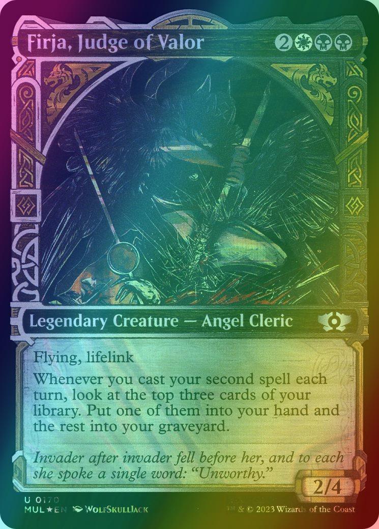 Firja, Judge of Valor [170] [Planar Showcase] [Multiverse Legends] [Halo Foil]
