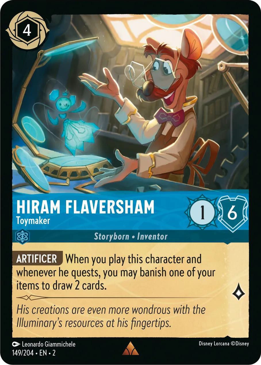 Hiram Flaversham - Toymaker - 149/204 [Rise Of The Floodborn] [Non-Foil]