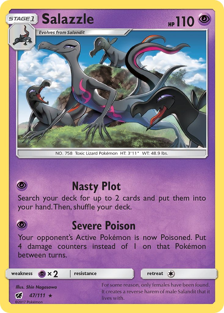 Salazzle - Theme Deck - 47/111 - Rare Holo [sm4-47] [Non-Holo]