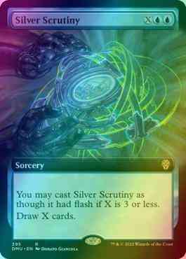 Silver Scrutiny [395] [Extended Art] [Dominaria United] [Foil]