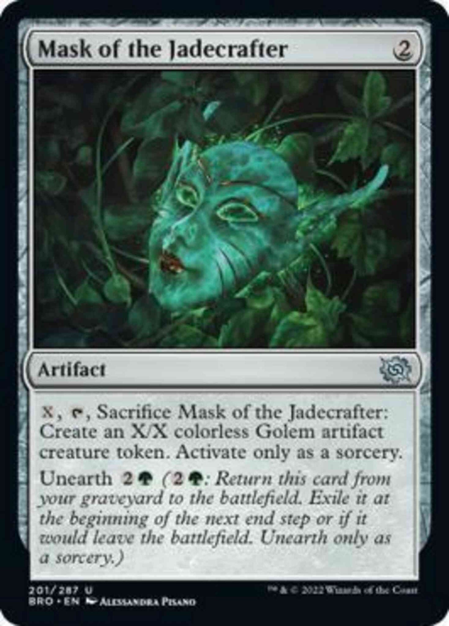 Mask of the Jadecrafter [201] [The Brothers' War] [Non-Foil]
