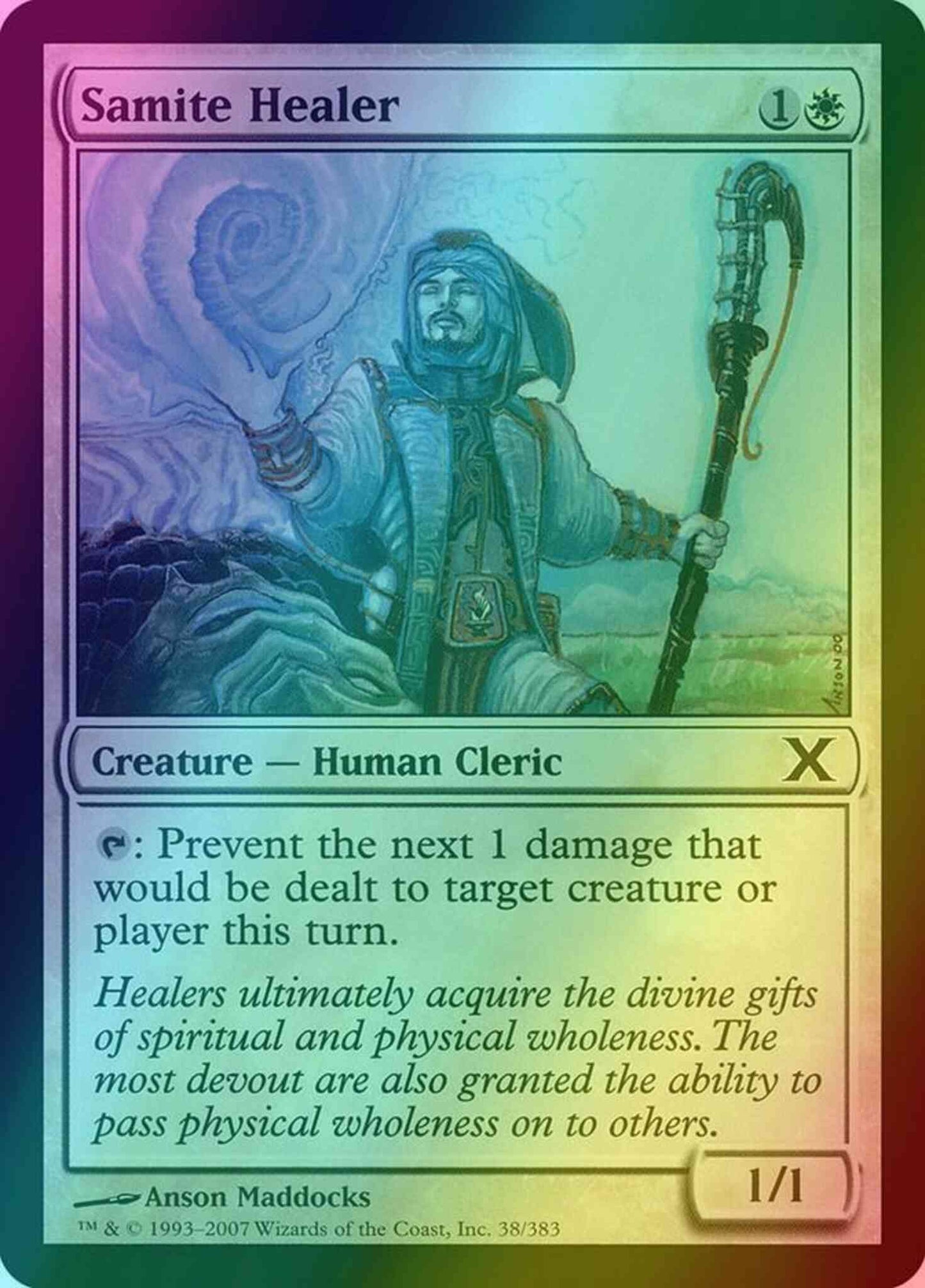 Samite Healer [38] [Tenth Edition] [Foil]